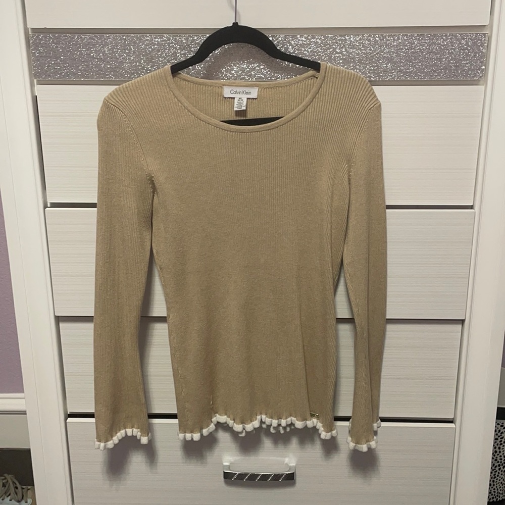 Tan sweater, good quality